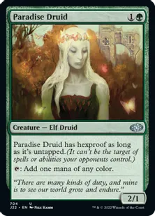 《楽園のドルイド/Paradise Druid》[J22] 緑U