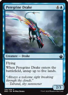 《流浪のドレイク/Peregrine Drake》[BBD] 青U
