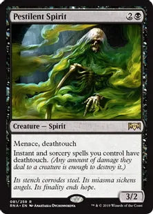 《死に到る霊/Pestilent Spirit》[RNA] 黒R
