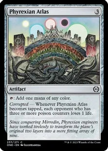 《ファイレクシアの大地図/Phyrexian Atlas》(237)[ONE]茶C