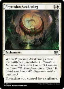 (030)《ファイレクシアの覚醒/Phyrexian Awakening》[MOM] 白U