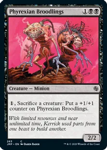 《ファイレクシアの後裔/Phyrexian Broodlings》[JMP] 黒C
