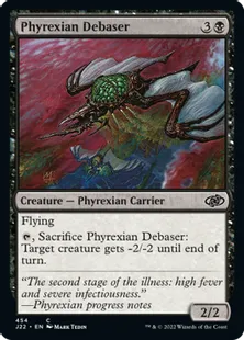 《ファイレクシアの堕落者/Phyrexian Debaser》[J22] 黒C