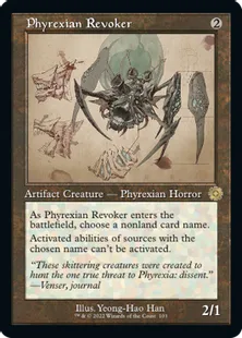 ■設計図■《ファイレクシアの破棄者/Phyrexian Revoker》[BRO-Retro] 茶R