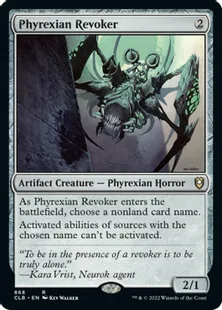 《ファイレクシアの破棄者/Phyrexian Revoker》[CLB] 茶R