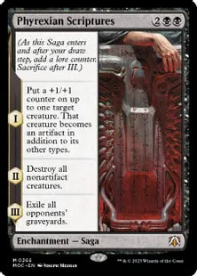 (266)《ファイレクシア教典/Phyrexian Scriptures》[MOC] 黒R