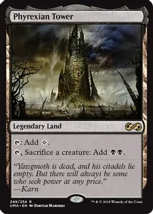 《ファイレクシアの塔/Phyrexian Tower》[UMA] 土地R