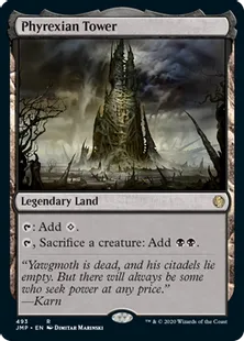 《ファイレクシアの塔/Phyrexian Tower》[JMP] 土地R