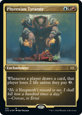 《ファイレクシアの暴政/Phyrexian Tyranny》[2X2-BF] 金R
