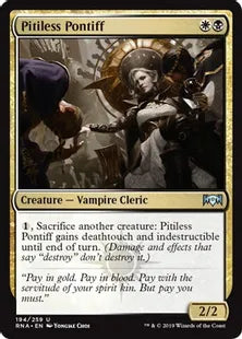《無慈悲な司教/Pitiless Pontiff》[RNA] 金U