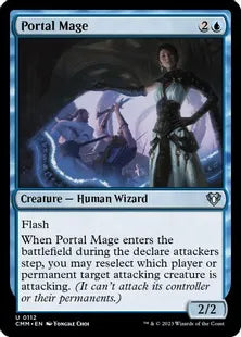 《門の魔道士/Portal Mage》[CMM] 青U