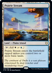 《大草原の川/Prairie Stream》[C19]土地R