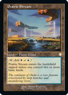 ■旧枠■《大草原の川/Prairie Stream》[BRC] 土地R