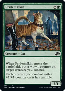 《誇り猫/Pridemalkin》[J22] 緑C