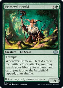 《原始の伝令/Primeval Herald》[J22] 緑U