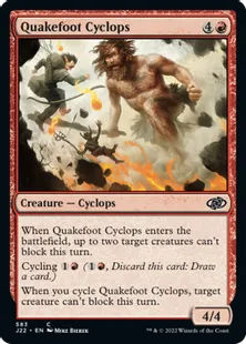《震足サイクロプス/Quakefoot Cyclops》[J22] 赤C