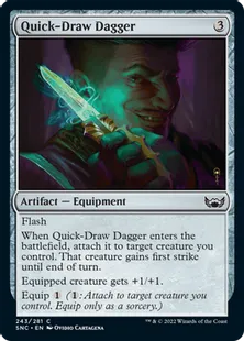 《早抜きの短剣/Quick-Draw Dagger》[SNC] 茶C