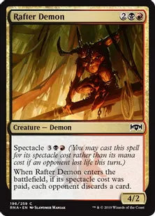 《垂木の悪魔/Rafter Demon》[RNA] 金C