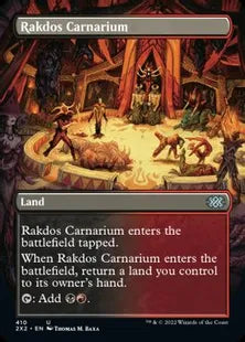 ■ボーダーレス■《ラクドスの肉儀場/Rakdos Carnarium》[2X2-BF] 土地U