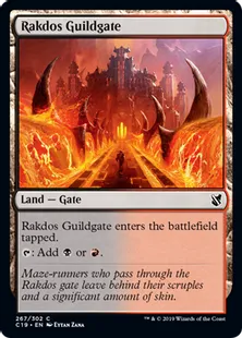 《ラクドスのギルド門/Rakdos Guildgate》[C19]土地C