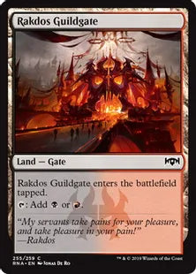 《ラクドスのギルド門/Rakdos Guildgate (255)》[RNA] 土地C