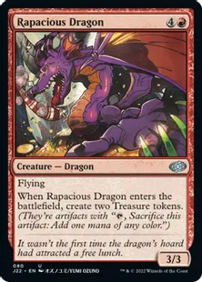 《多欲なドラゴン/Rapacious Dragon》[J22] 赤U