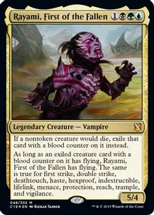 《最初に堕ちし者、ラヤミ/Rayami, First of the Fallen》[C19]金R