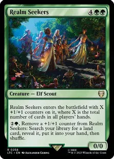《領域の探求者/Realm Seekers》[LTC] 緑R