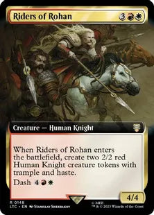 ■拡張アート■《ローハンの乗り手/Riders of Rohan》[LTC] 金R