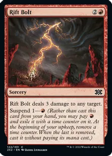《裂け目の稲妻/Rift Bolt》[2X2] 赤C
