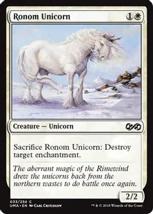 《ロノムの一角獣/Ronom Unicorn》[UMA] 白C