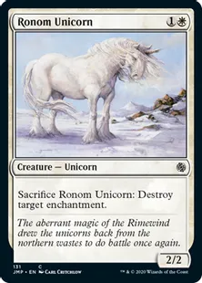 《ロノムの一角獣/Ronom Unicorn》[JMP] 白C