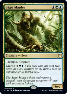 《サグのやっかいもの/Sagu Mauler》[C19]金R