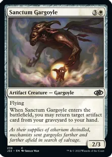 《聖域のガーゴイル/Sanctum Gargoyle》[J22] 白C