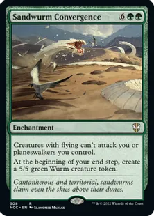 《サンドワームの収斂/Sandwurm Convergence》[NCC] 緑R