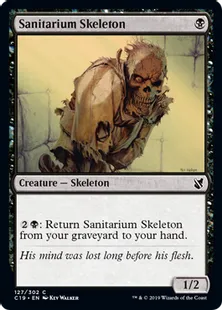 《療養所の骸骨/Sanitarium Skeleton》[C19]黒C