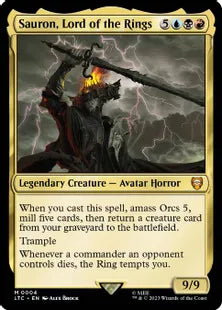 《指輪の王、サウロン/Sauron, Lord of the Rings》[LTC] 金R