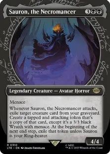 ■ショーケース■《死人占い師、サウロン/Sauron, the Necromancer》[LTR-BF] 黒R