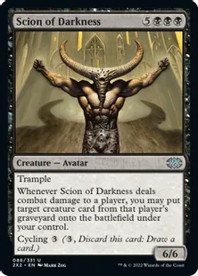 《闇の末裔/Scion of Darkness》[2X2] 黒U