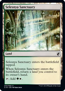 《セレズニアの聖域/Selesnya Sanctuary》[C19]土地C