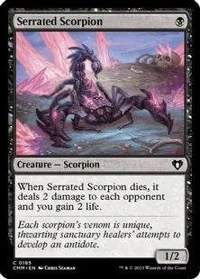 《鋸刃蠍/Serrated Scorpion》[CMM] 黒C