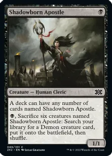 《影生まれの使徒/Shadowborn Apostle》[2X2] 黒C