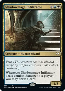 《影魔道士の浸透者/Shadowmage Infiltrator》[NCC] 金R