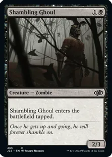 《よろめくグール/Shambling Ghoul》[J22] 黒C