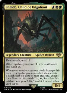 《ウンゴリアントの末裔、シェロブ/Shelob, Child of Ungoliant》[LTR] 金R