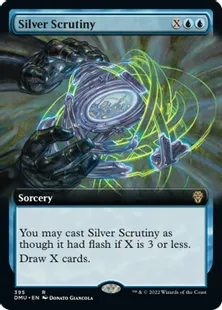 ■拡張アート■《銀の精査/Silver Scrutiny》[DMU-BF] 青R