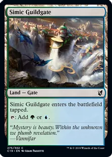 《シミックのギルド門/Simic Guildgate》[C19]土地C
