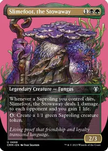 ■ボーダーレス■《密航者、スライムフット/Slimefoot, the Stowaway》[CMM-BF] 金U