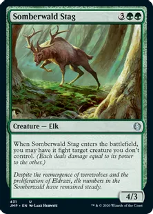 《ソンバーワルドの雄鹿/Somberwald Stag》[JMP] 緑U
