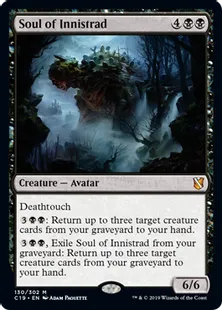 《イニストラードの魂/Soul of Innistrad》[C19]黒R